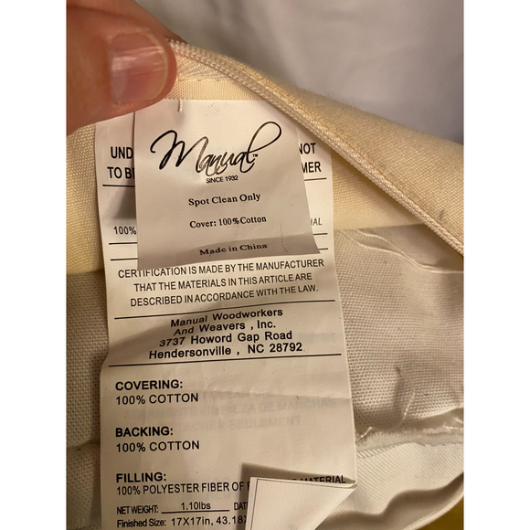 Embroidered Butterfly Pillow - Picture 4 of 4